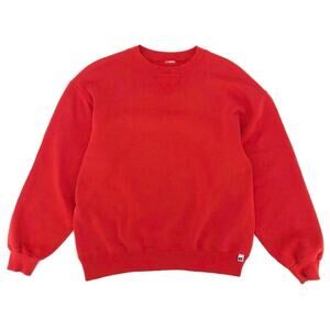 red blank Russell Athletic crewneck sweatshirt 90s 1990s vintage